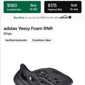COPY - Adidas Yeezy‘s foam RNR